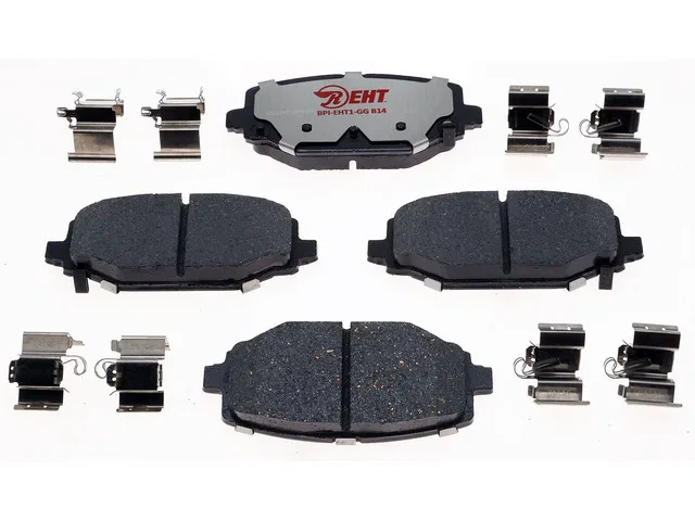 EHT1596H – R/M BRAKES Brake Pad, OE Replacement Hybrid Technology Includes Mounting Hardware